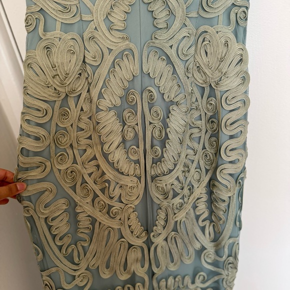 JS Collections Soutache Mermaid Midi Dress Size 2 - Picture 11 of 14